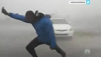 Storm Chasers Battle Hurricane Irma's Powerful Winds RWh Women Liv