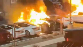 FBI Investigating String Of Tesla Car Fires
