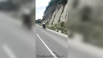 The Unluckiest Motorcyclist In The World