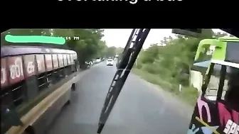 Bus Overtaking Multiverse
