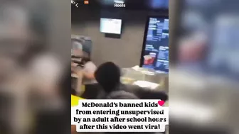 This Is Why Some McDonald's Restaurants Don't Allow Teenagers To Enter The Store Without A Parent