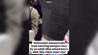 This Is Why Some McDonald's Restaurants Don't Allow Teenagers To Enter The Store Without A Parent