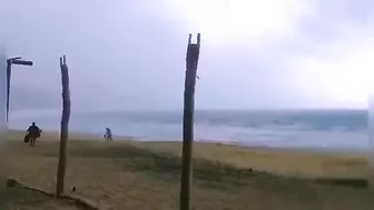 Three People Struck By Lightning On The Beach