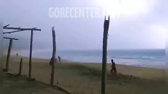 Three People Struck By Lightning On The Beach