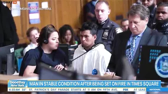 Man Set On Fire At Times Square Food Stand