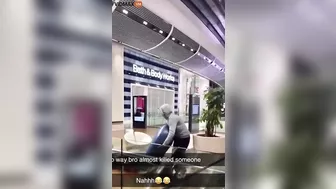 Total Degenerate Dropped A Seat From The Second Floor On The West Side