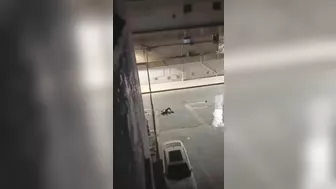 Traffic Police Stopped The Fleeing Motorcyclist And Took Away His Body