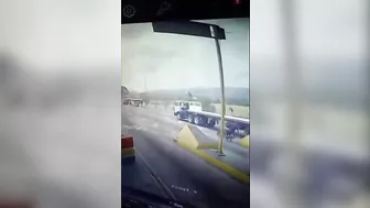 Tragedy: Two Motorcyclists Lose Balance At The Wrong Moment