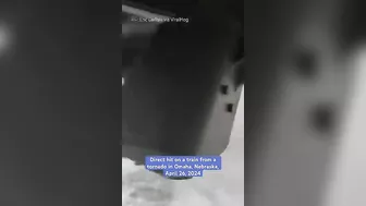 The Train Was In The Path Of A Tornado.