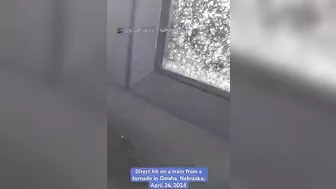 The Train Was In The Path Of A Tornado.