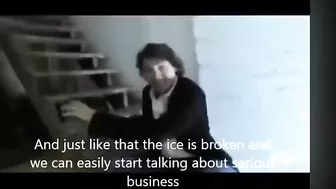 Trudeau Demonstrates Falling Down The Stairs