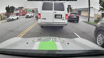 Turn Left And Cross The Traffic Lane And Double Yellow Lines.