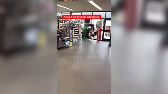 Tweaking Junky Vandalized A 7-Eleven Convenience Store In Florida Until Two Men