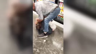 Tweaking Junky Vandalized A 7-Eleven Convenience Store In Florida Until Two Men