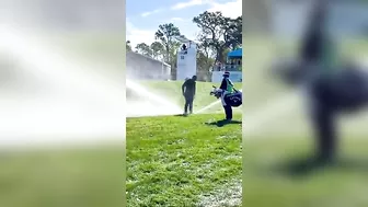 What Would Happen If You Hit A Sprinkler With A Golf Club?