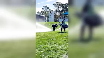 What Would Happen If You Hit A Sprinkler With A Golf Club?