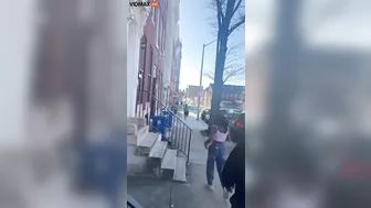 Crazy Video Shows Moment A Fat Woman Chases Another Fat Woman