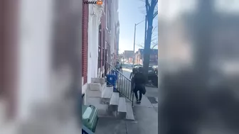 Crazy Video Shows Moment A Fat Woman Chases Another Fat Woman