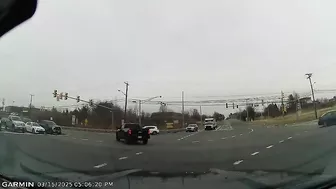 Cars Cross Three Lanes Without Looking