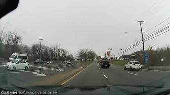 Cars Cross Three Lanes Without Looking
