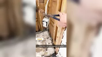 Fortunately, The Pliers Have Insulated Handles