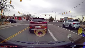 He Was Waiting At A Stop Sign And I Had The Right Of Way, But He Drove On Anyway.