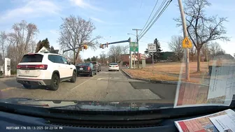 Idiot From New York Nearly Hits Pedestrian