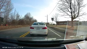 Idiot From New York Nearly Hits Pedestrian
