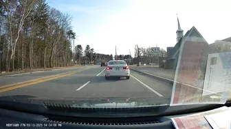 Idiot From New York Nearly Hits Pedestrian